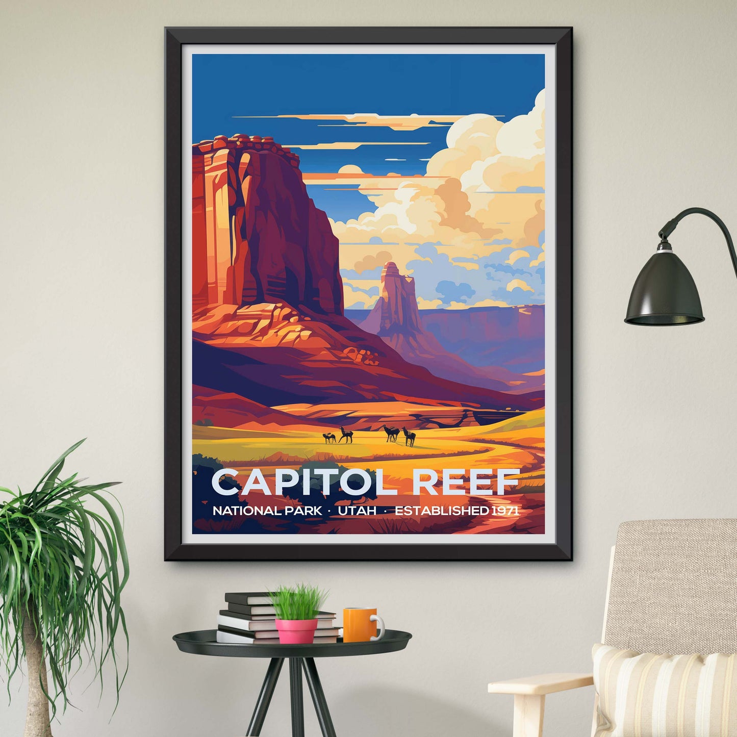 Capitol Reef National Park Travel Print Wall Art