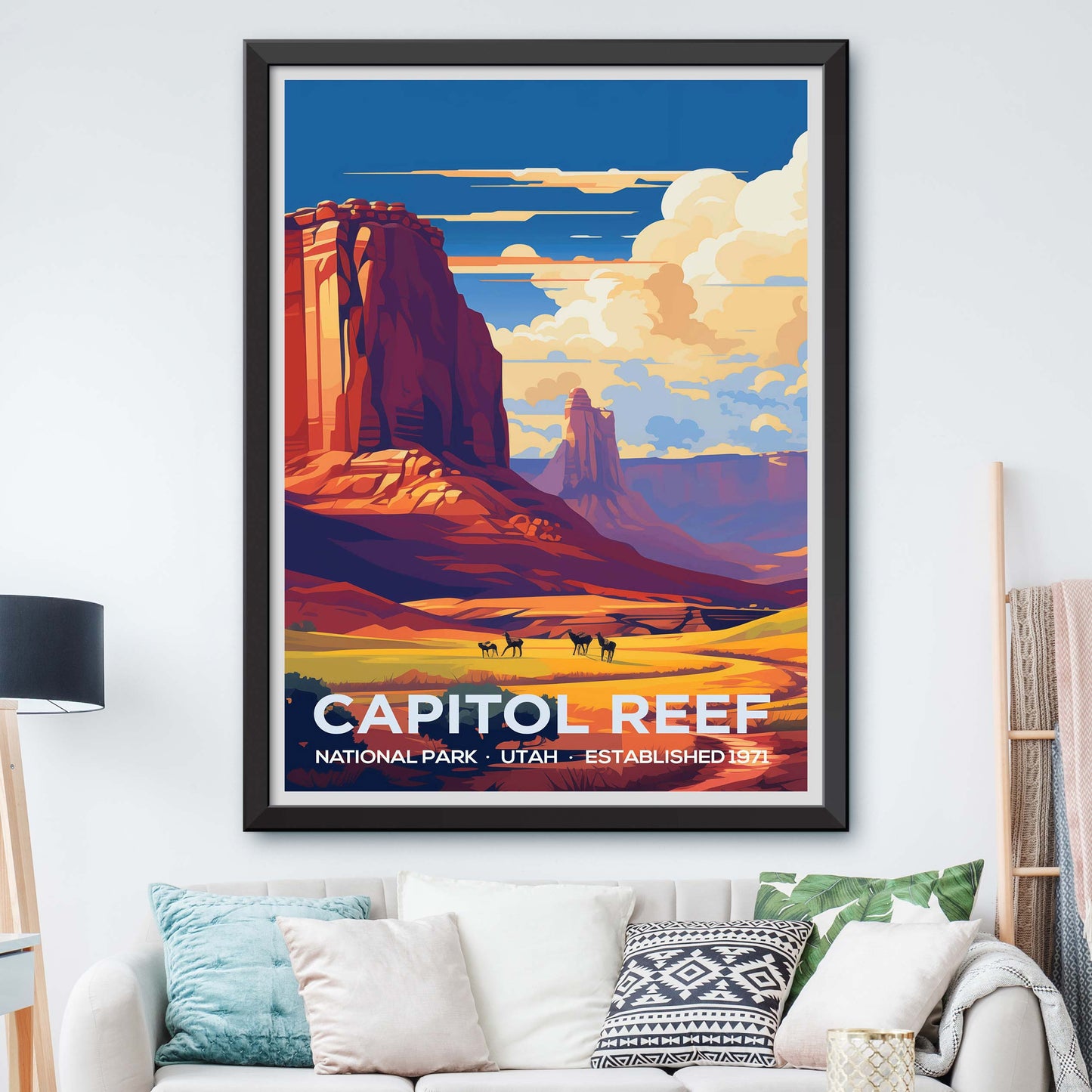 Capitol Reef National Park Travel Print Wall Art