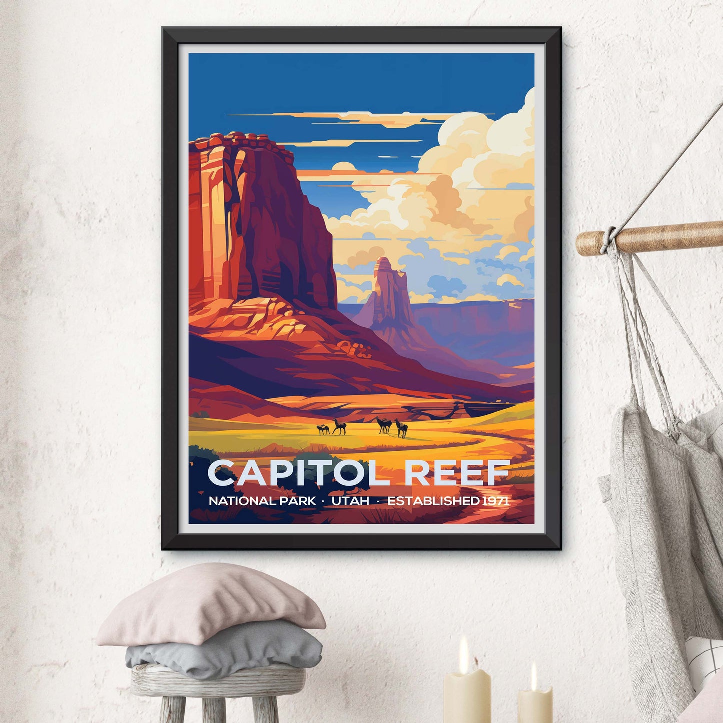 Capitol Reef National Park Travel Print Wall Art