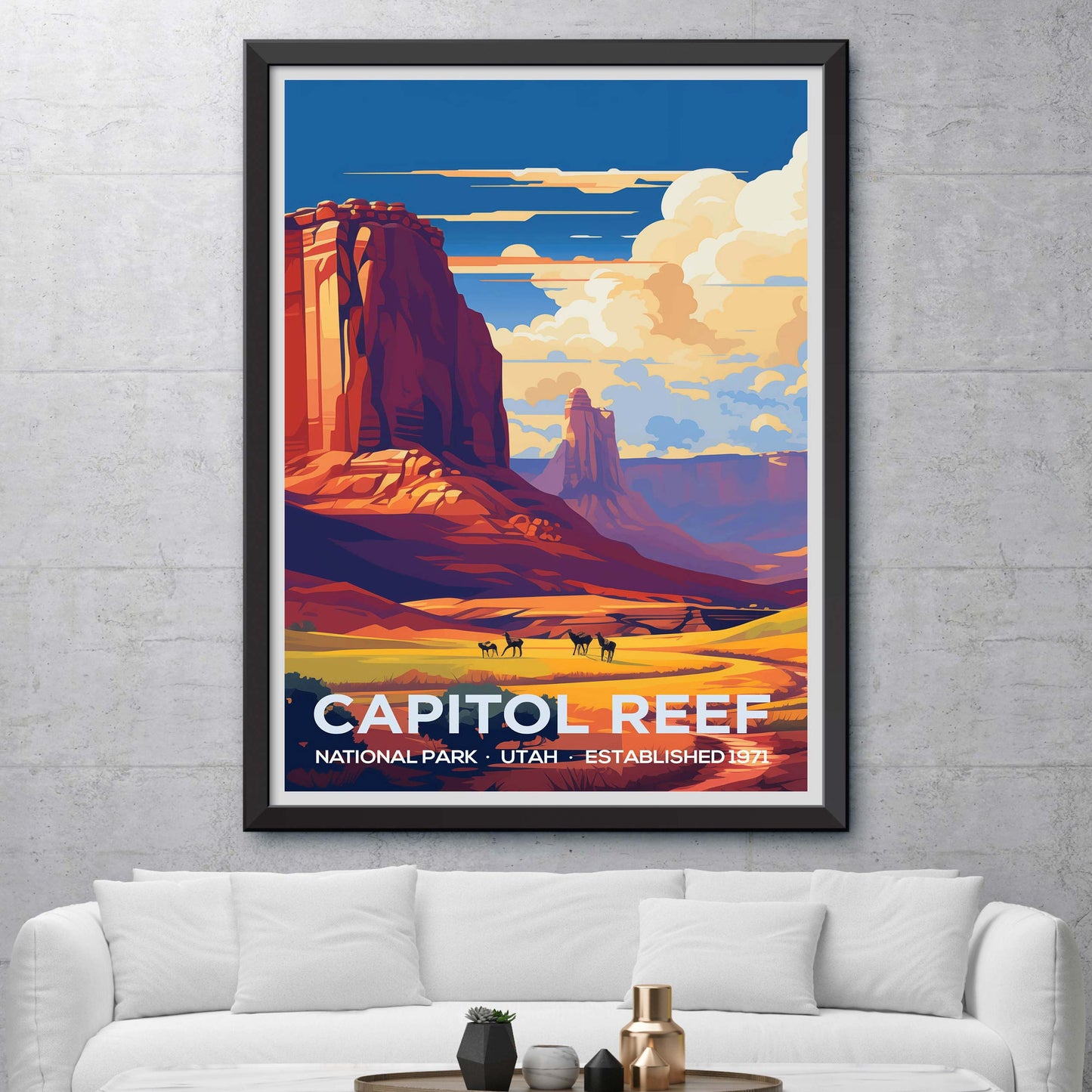 Capitol Reef National Park Travel Print Wall Art