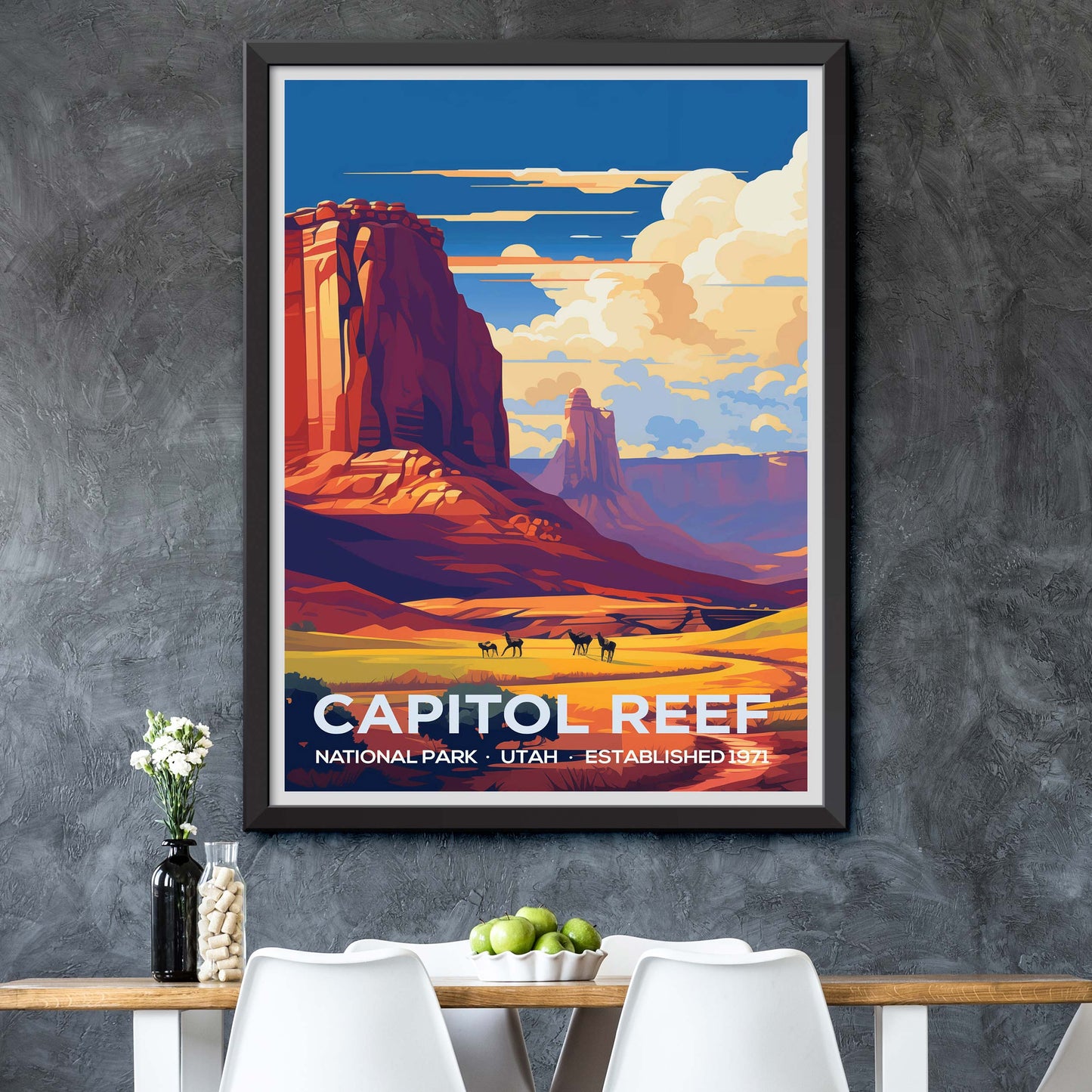 Capitol Reef National Park Travel Print Wall Art