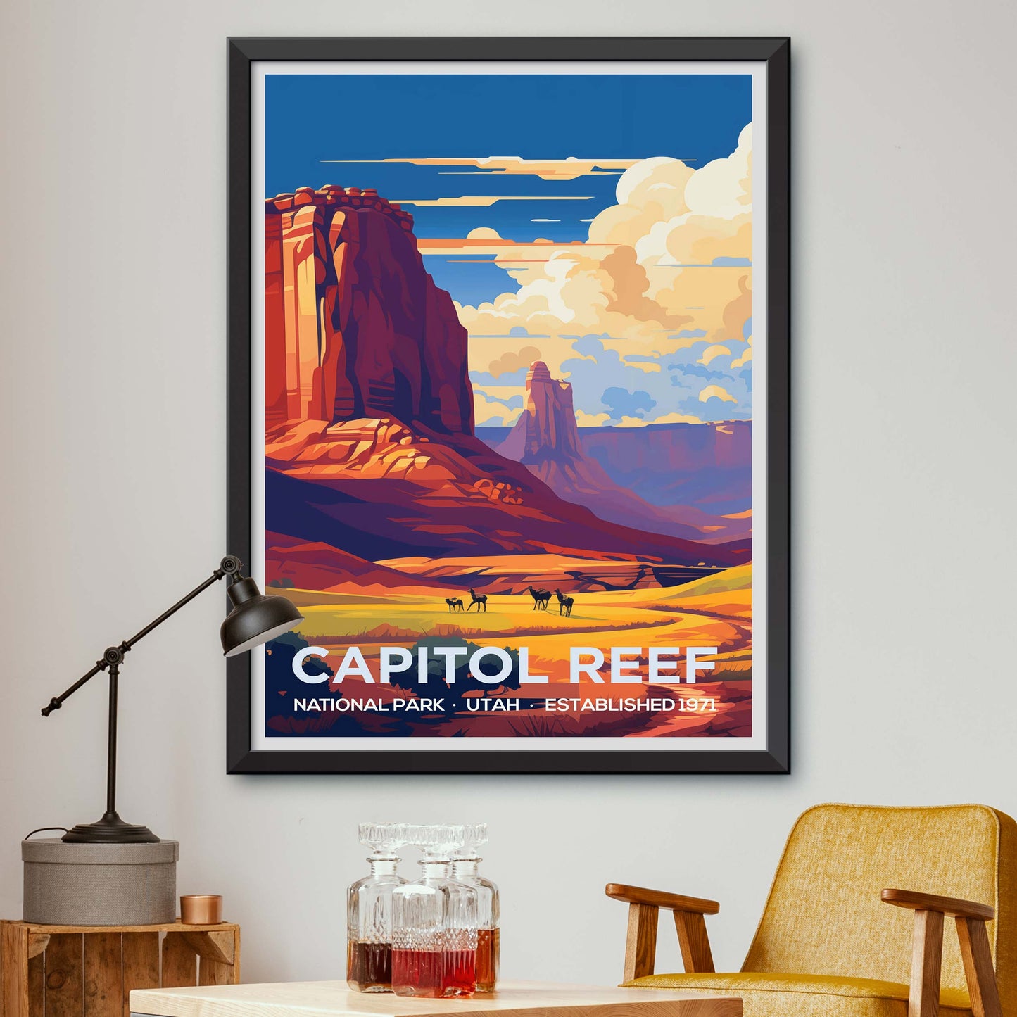 Capitol Reef National Park Travel Print Wall Art