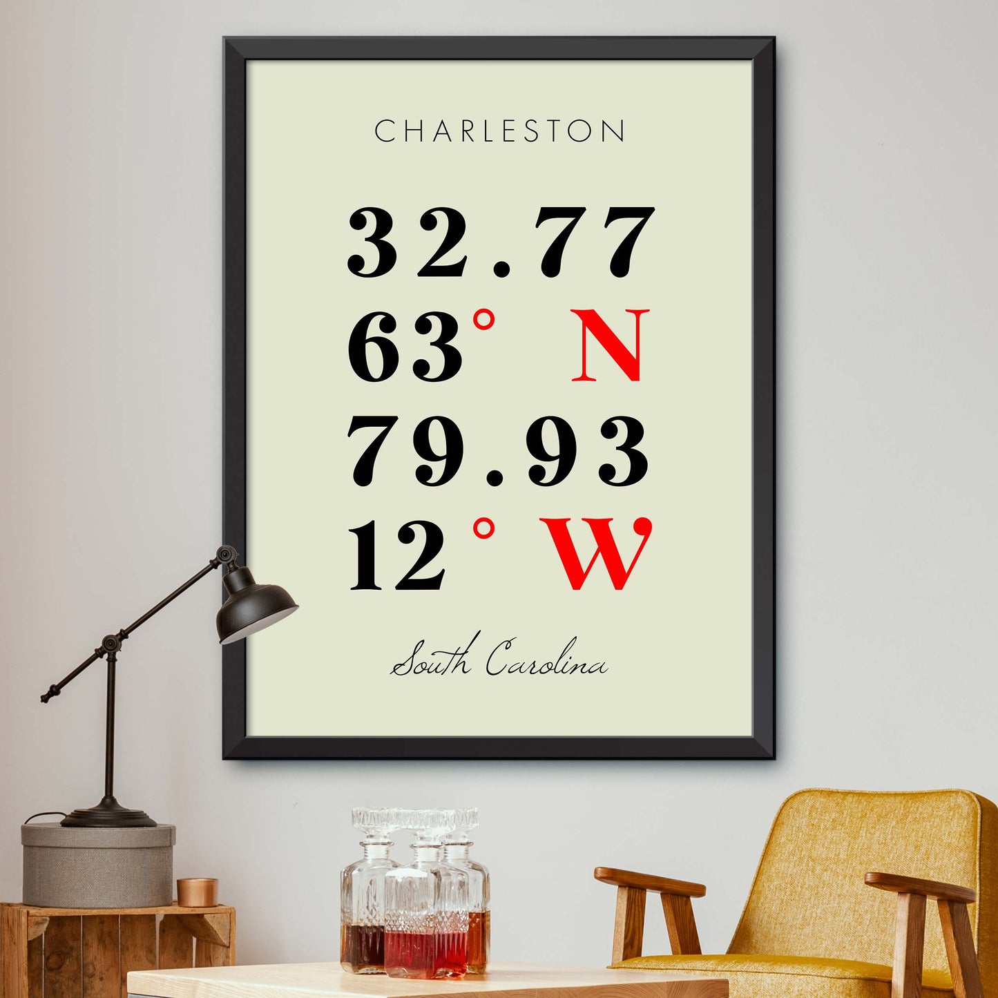 Charleston Coordinate Map