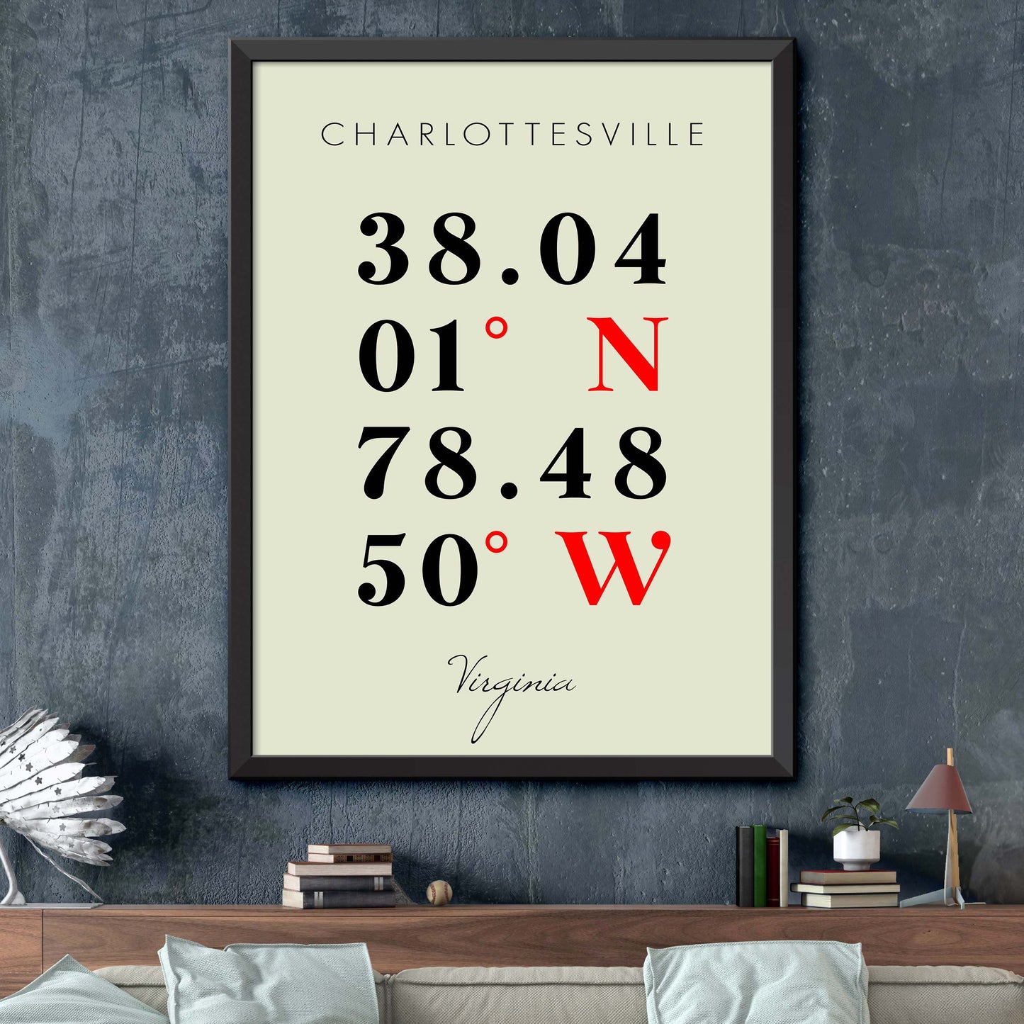 Charlottesville Coordinate Map