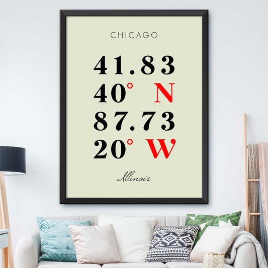 Chicago Coordinate Map