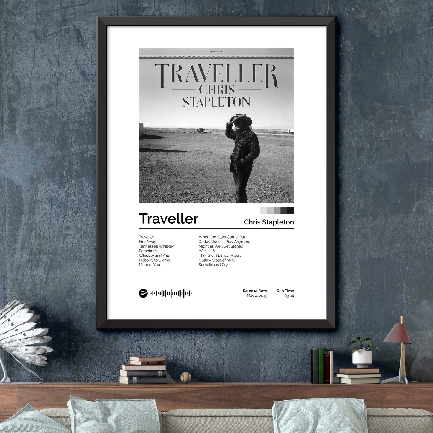 Chris Stapleton - Traveller Album Cover Print