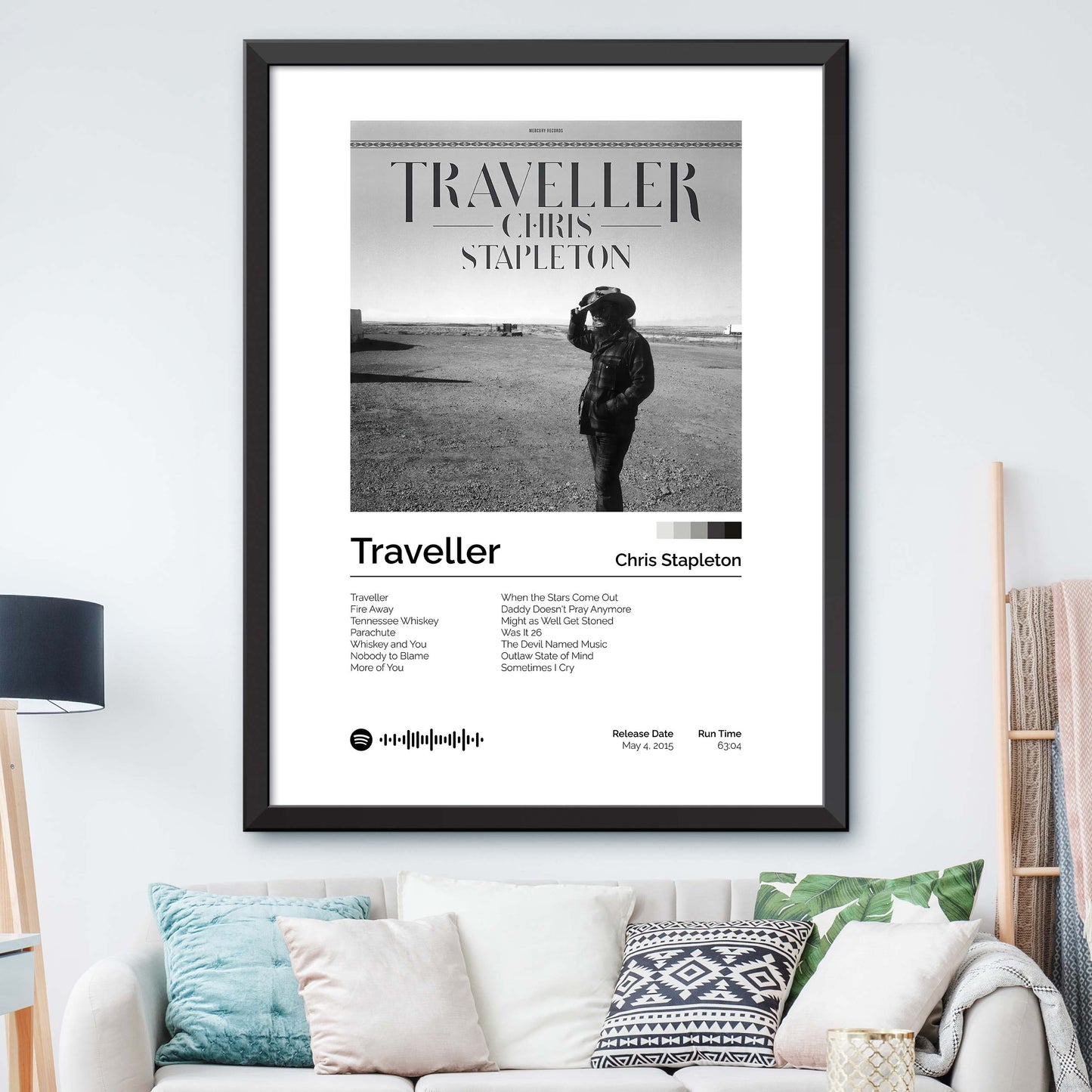 Chris Stapleton - Traveller Album Cover Print