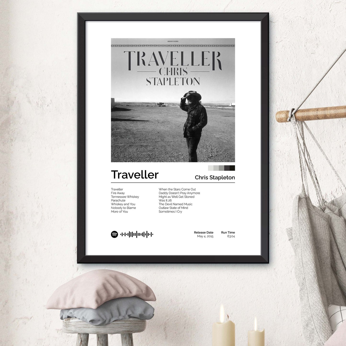 Chris Stapleton - Traveller Album Cover Print