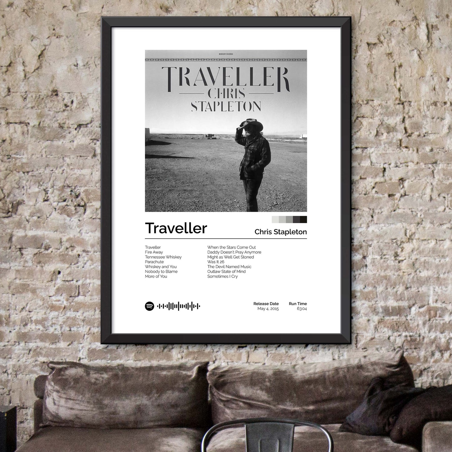 Chris Stapleton - Traveller Album Cover Print