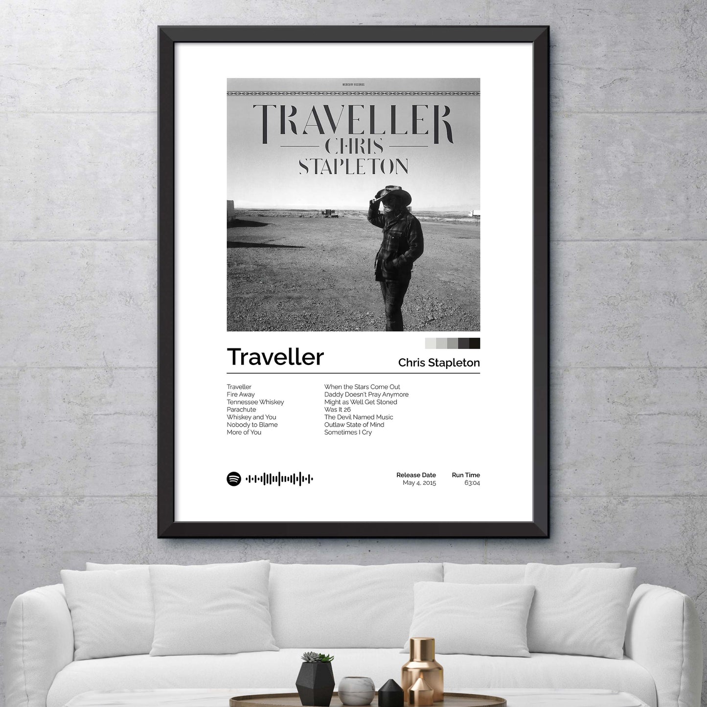 Chris Stapleton - Traveller Album Cover Print