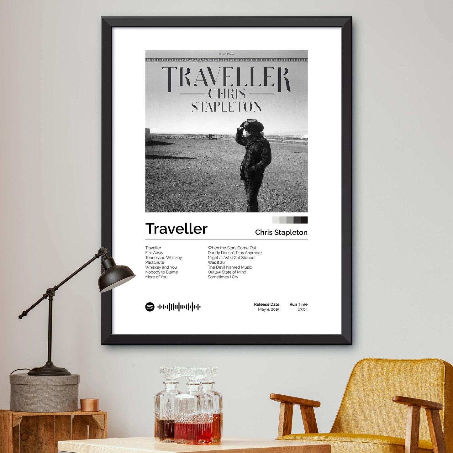 Chris Stapleton - Traveller Album Cover Print