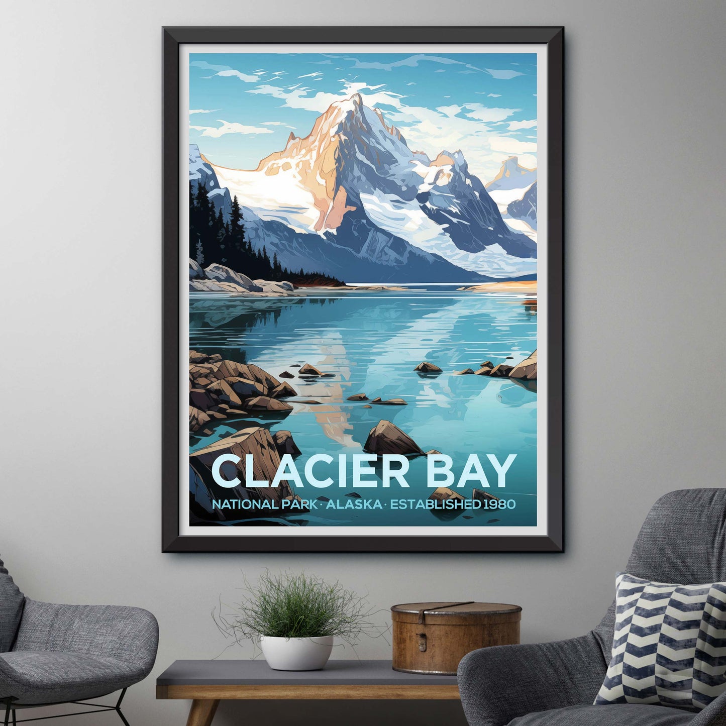 Glacier Bay National Park Travel Print