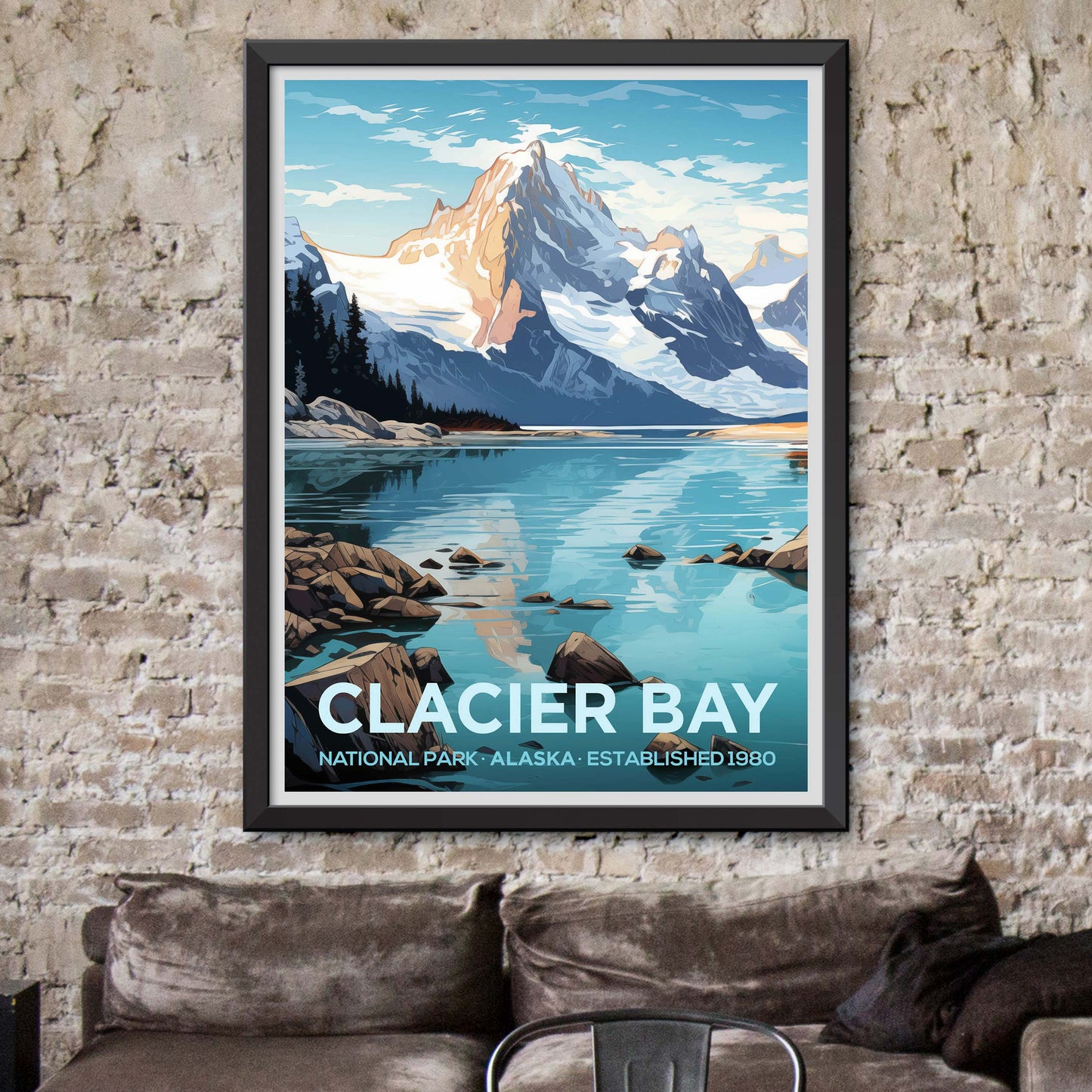 Glacier Bay National Park Travel Print