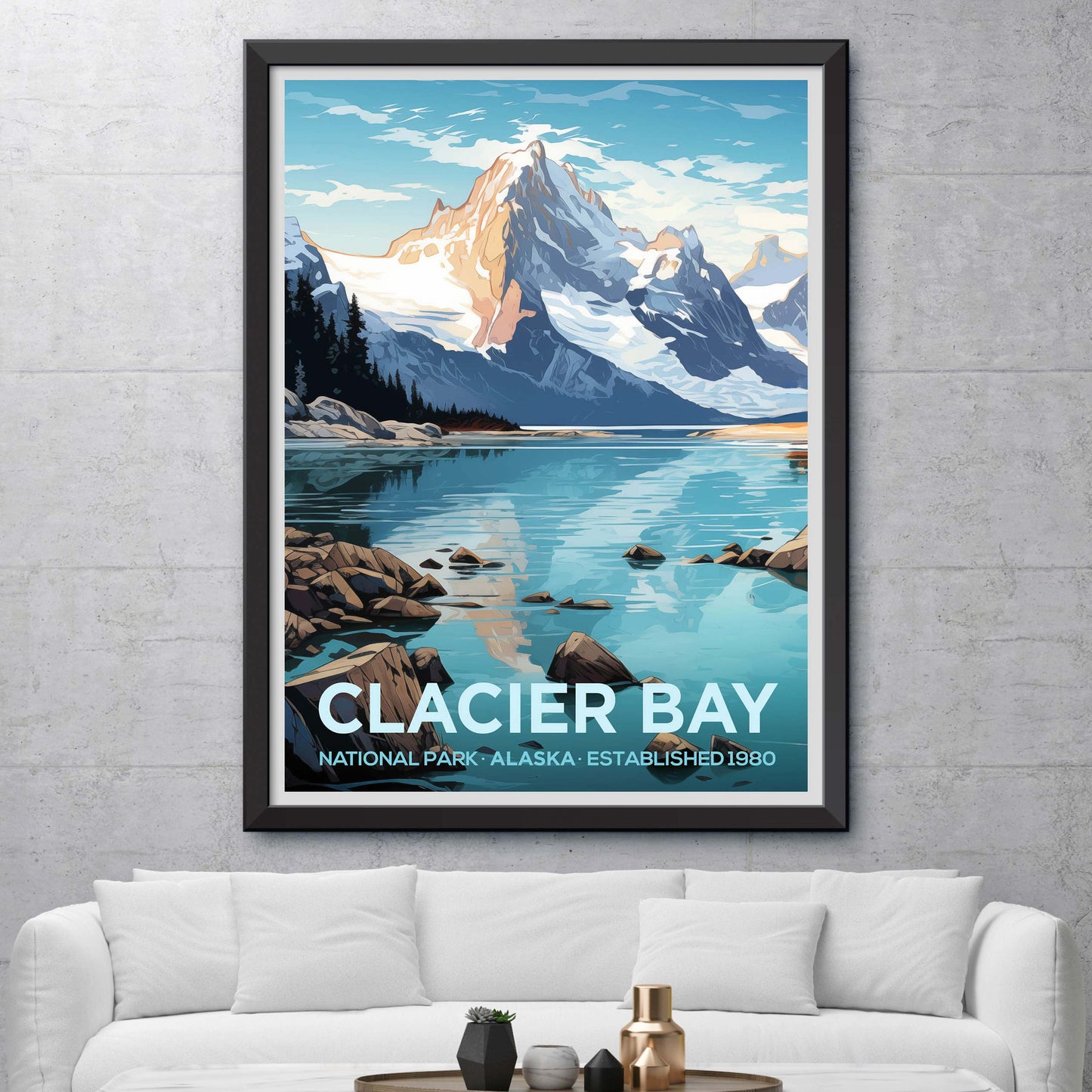 Glacier Bay National Park Travel Print