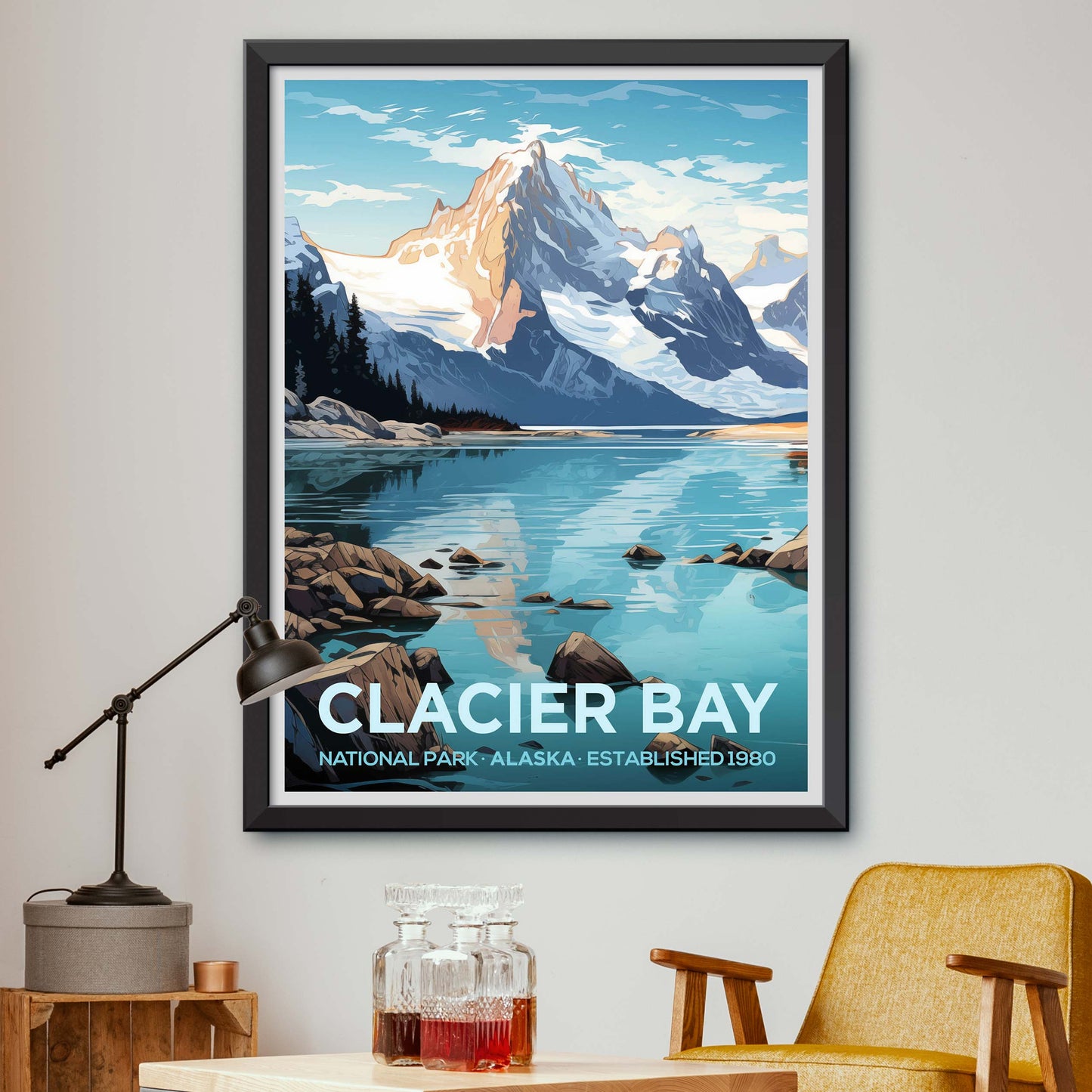 Glacier Bay National Park Travel Print