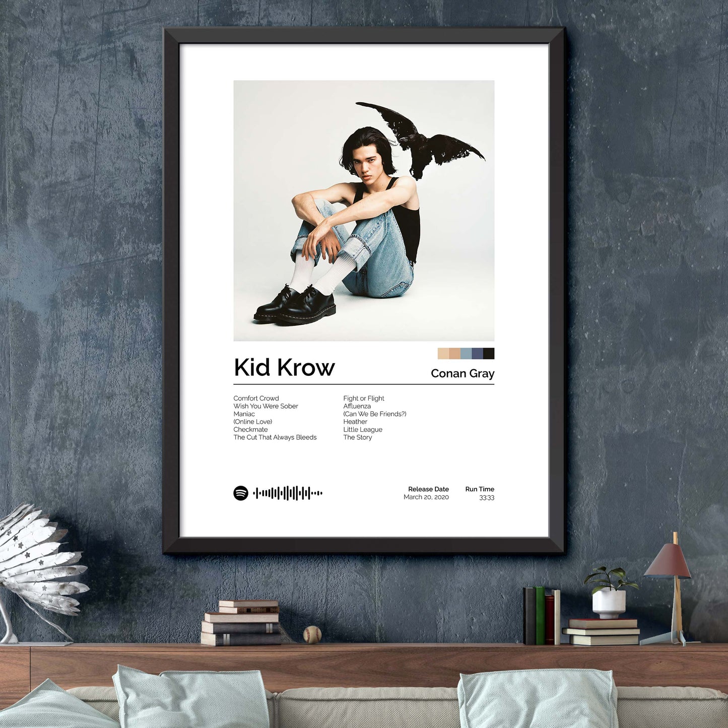 Conan Gray - Kid Krow Album Cover Print