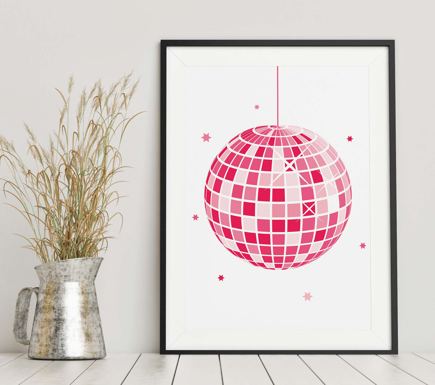 Pink Disco Print