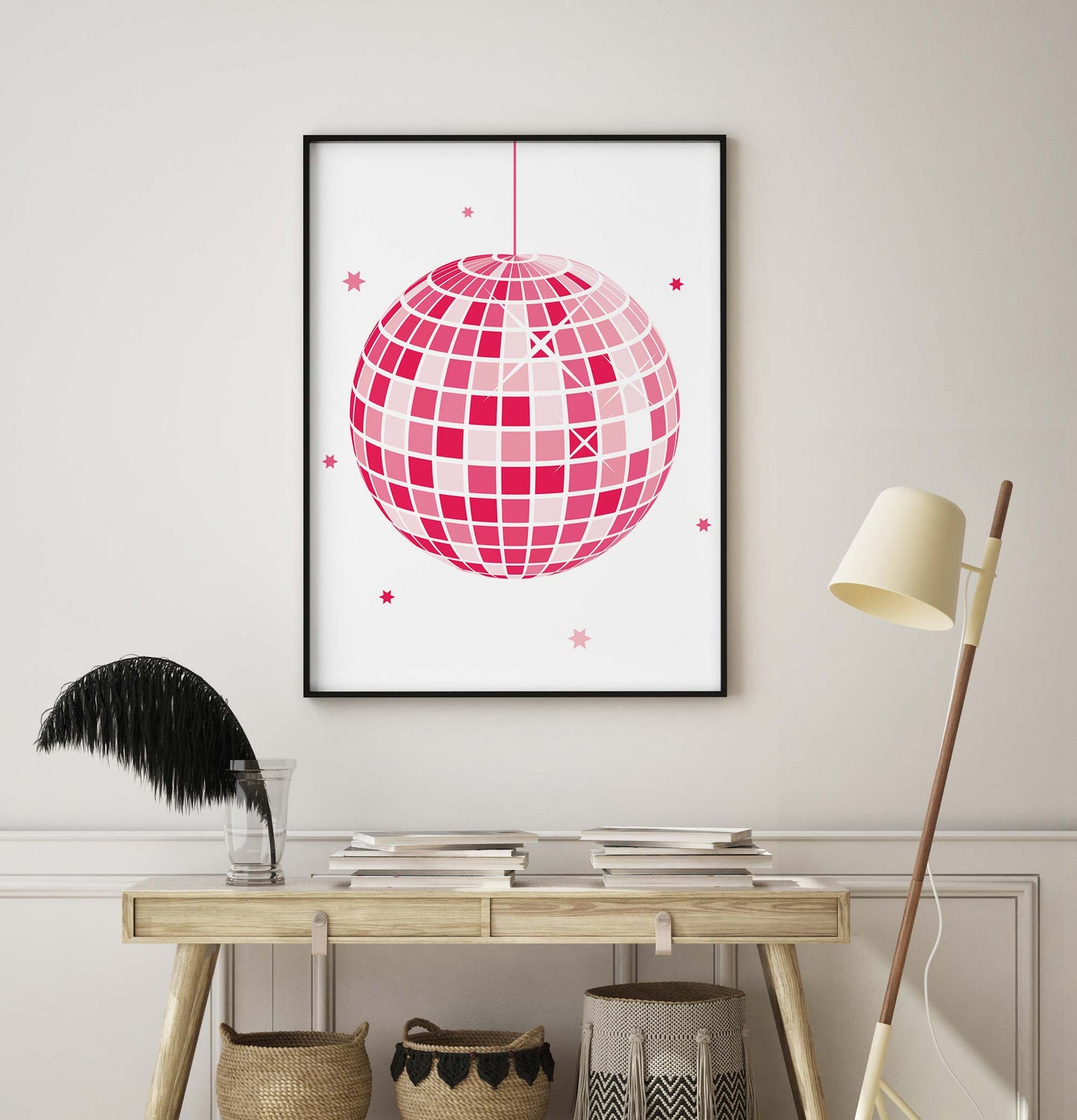 Pink Disco Print