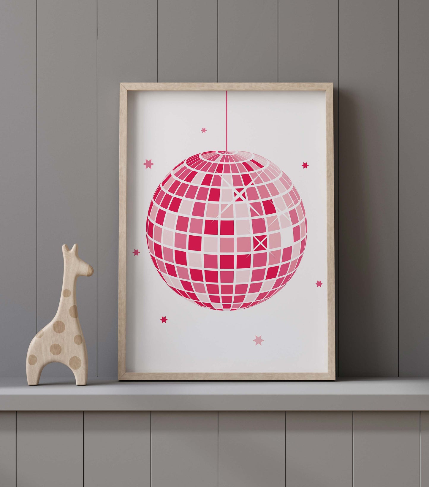 Pink Disco Print