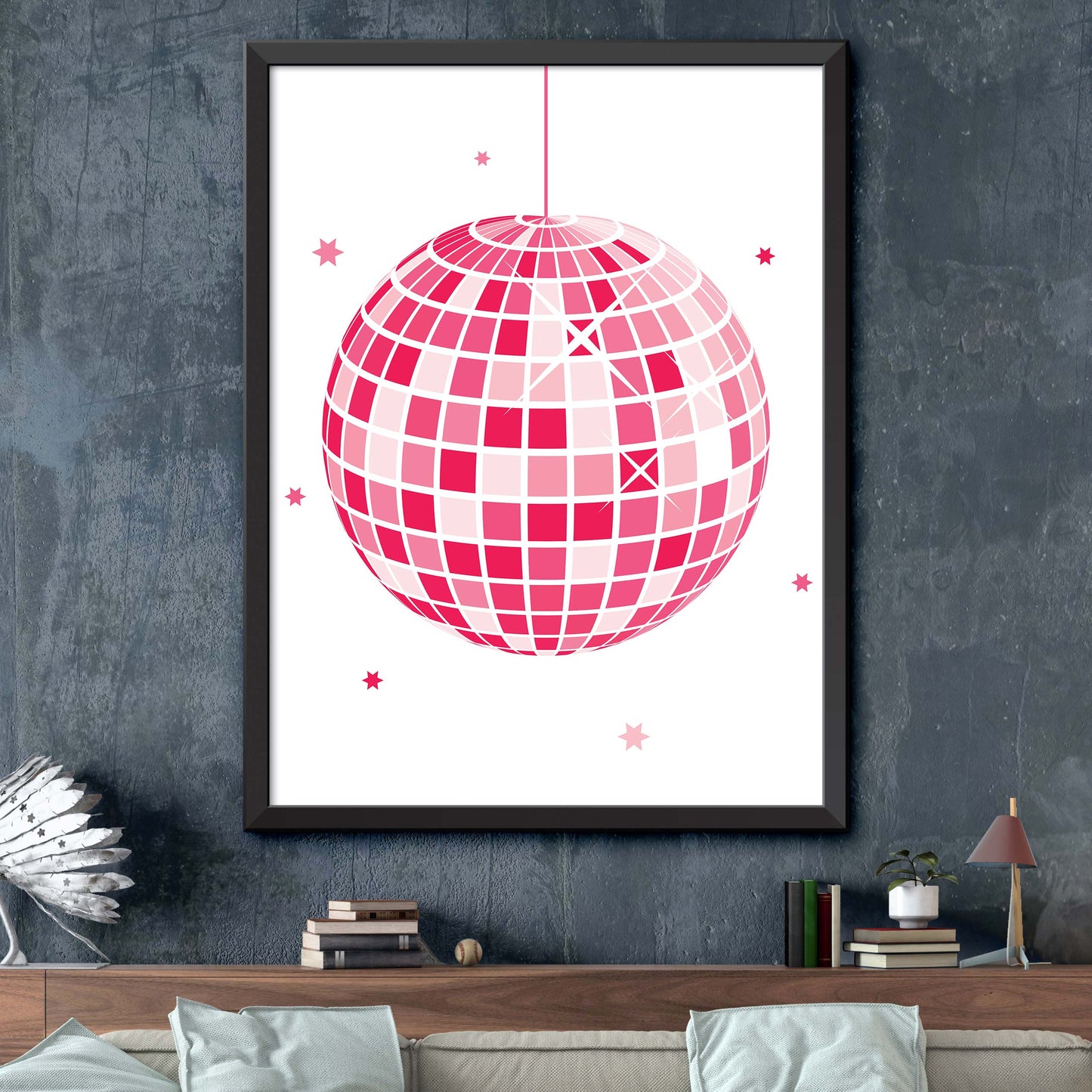 Pink Disco Print