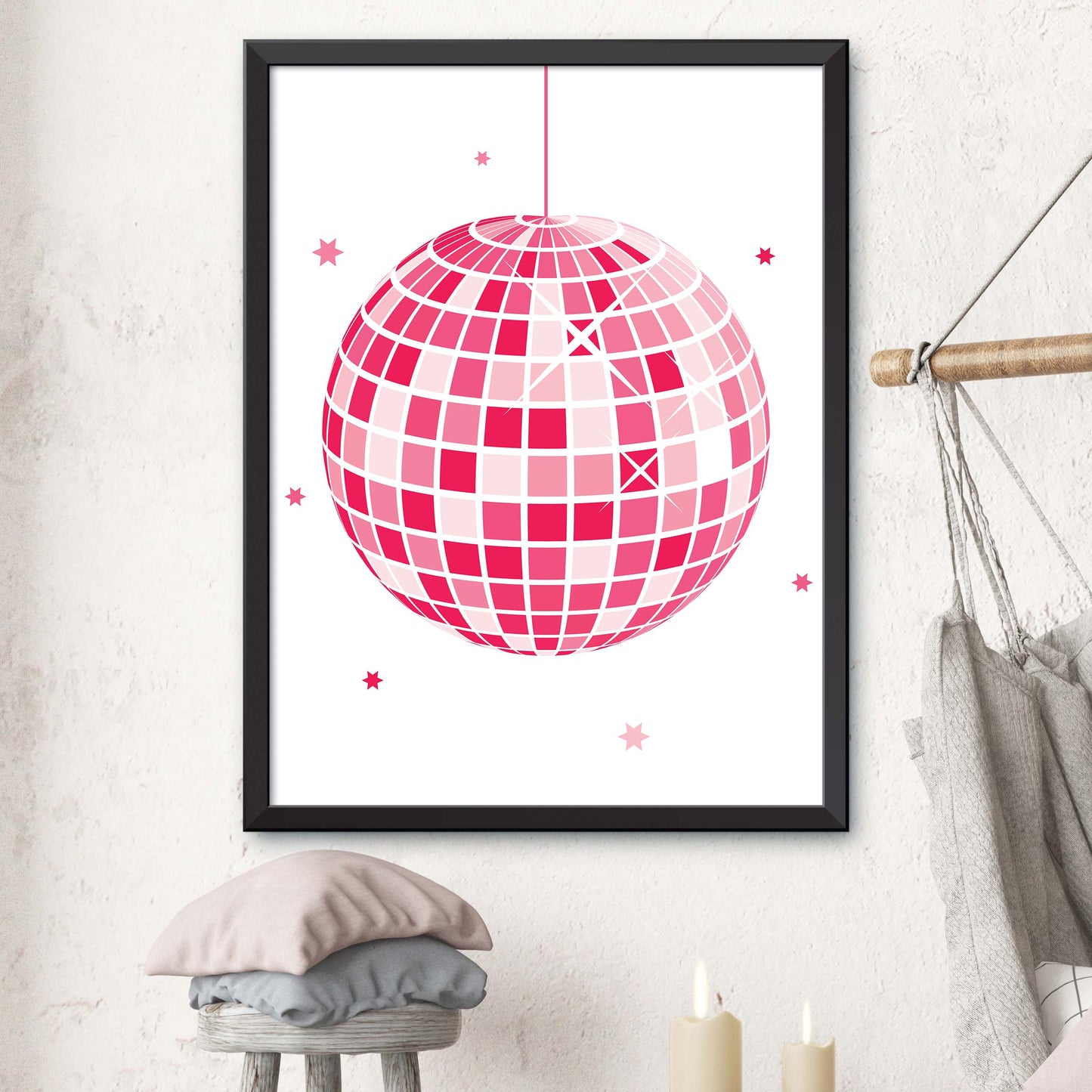 Pink Disco Print