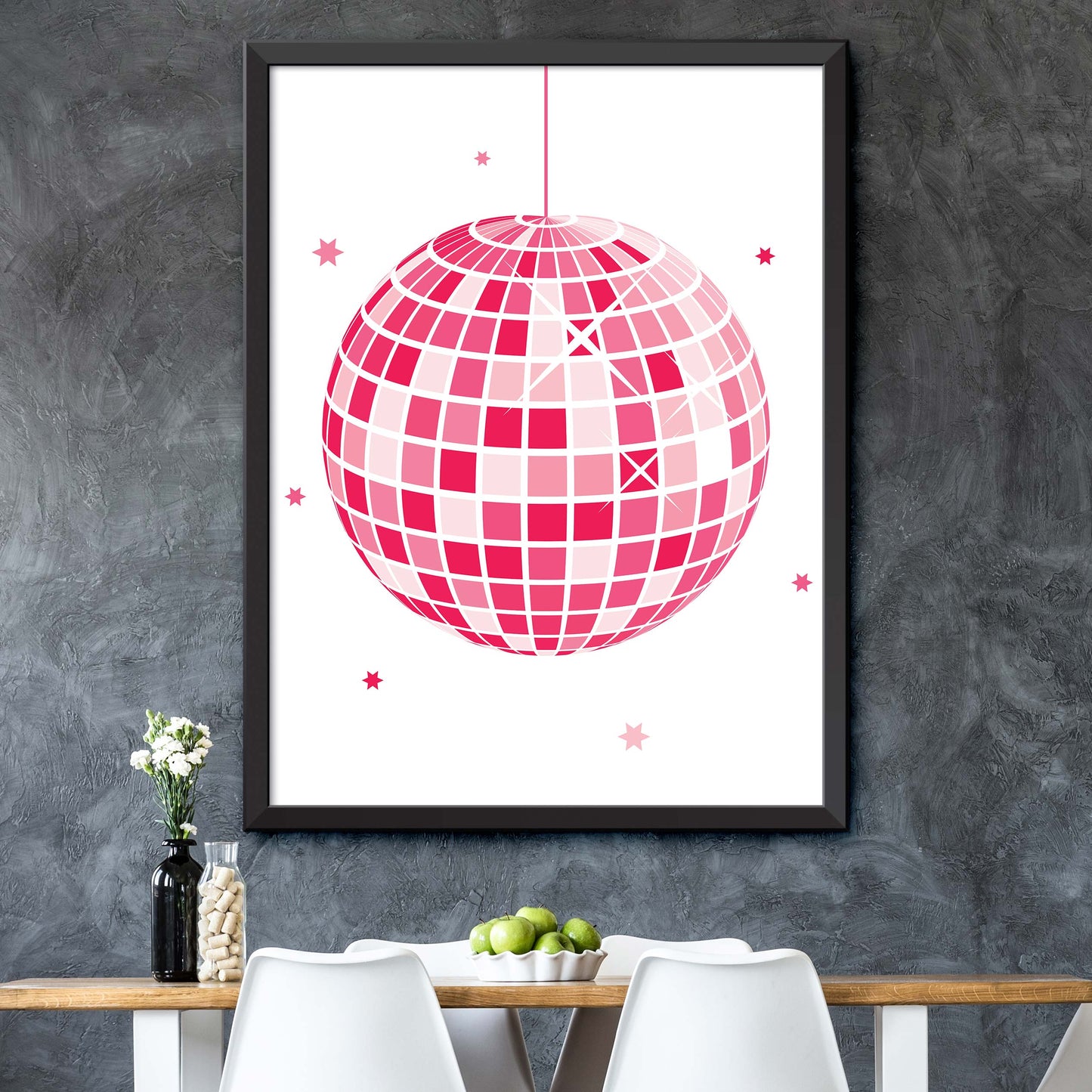 Pink Disco Print