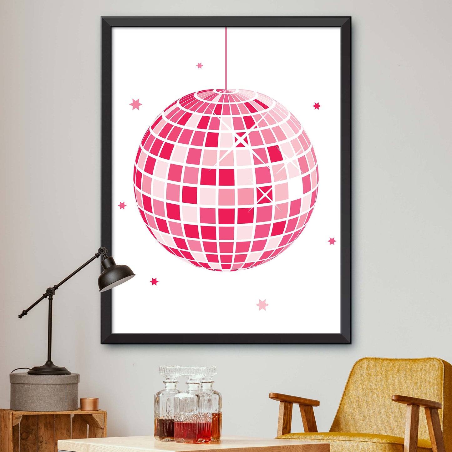 Pink Disco Print