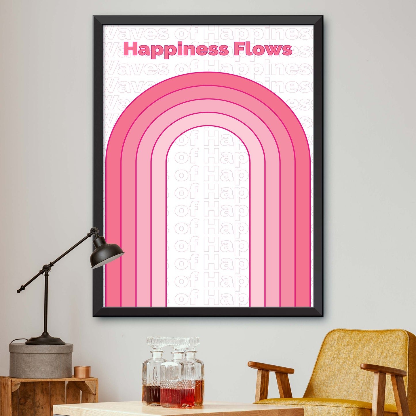 Happiness Flows Poster