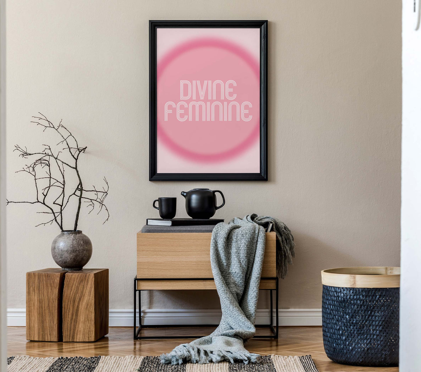 Pink Divine Feminine Print