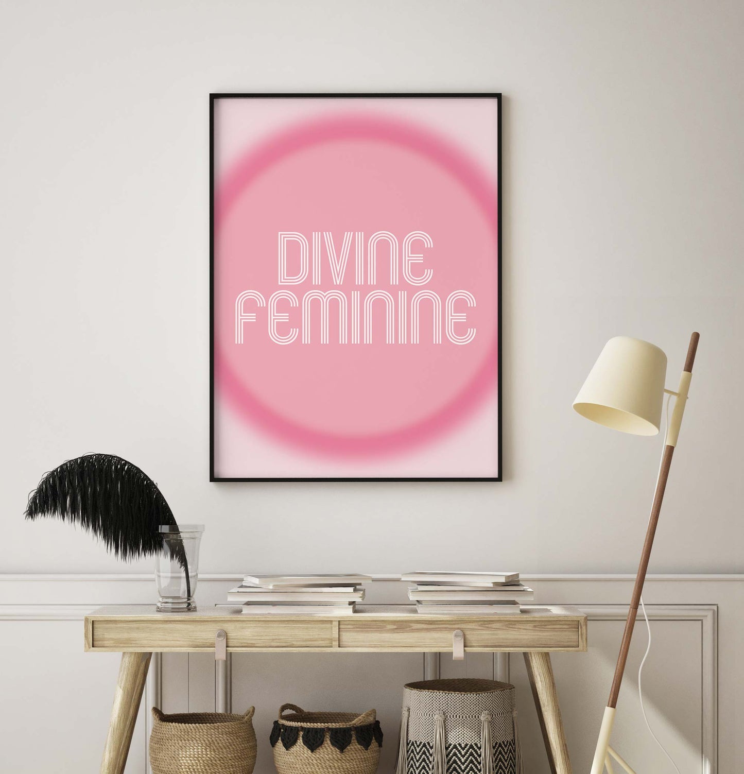 Pink Divine Feminine Print