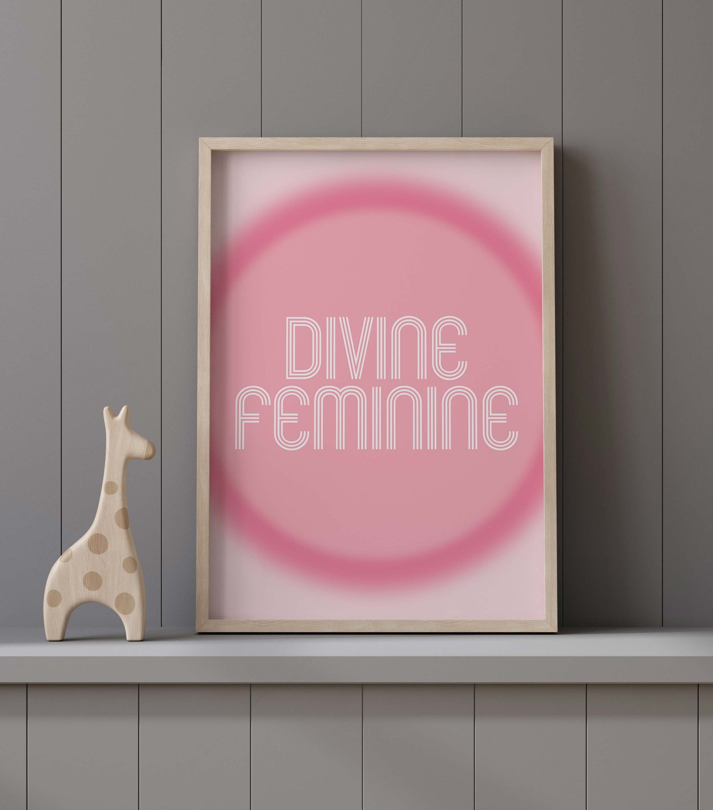 Pink Divine Feminine Print