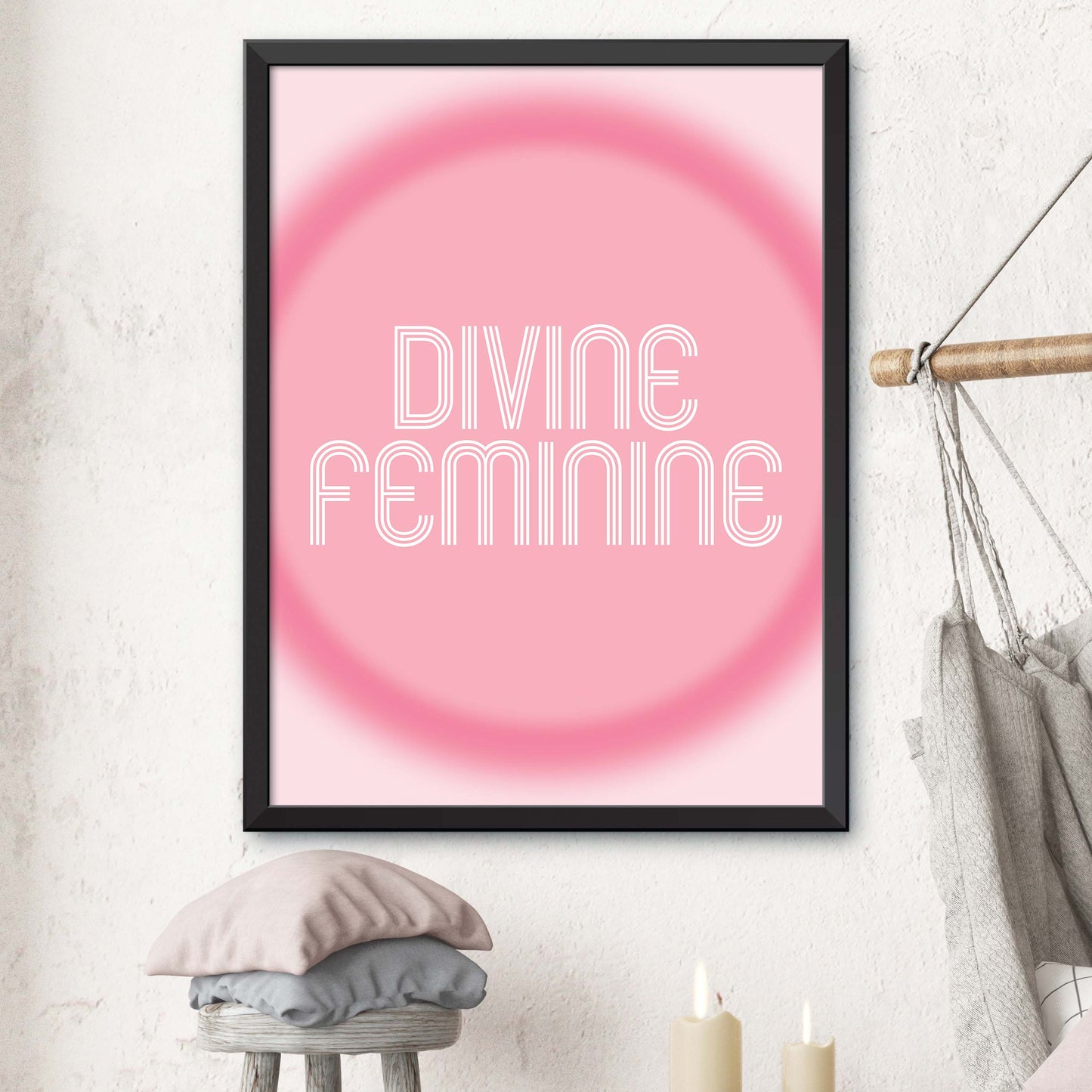 Pink Divine Feminine Print