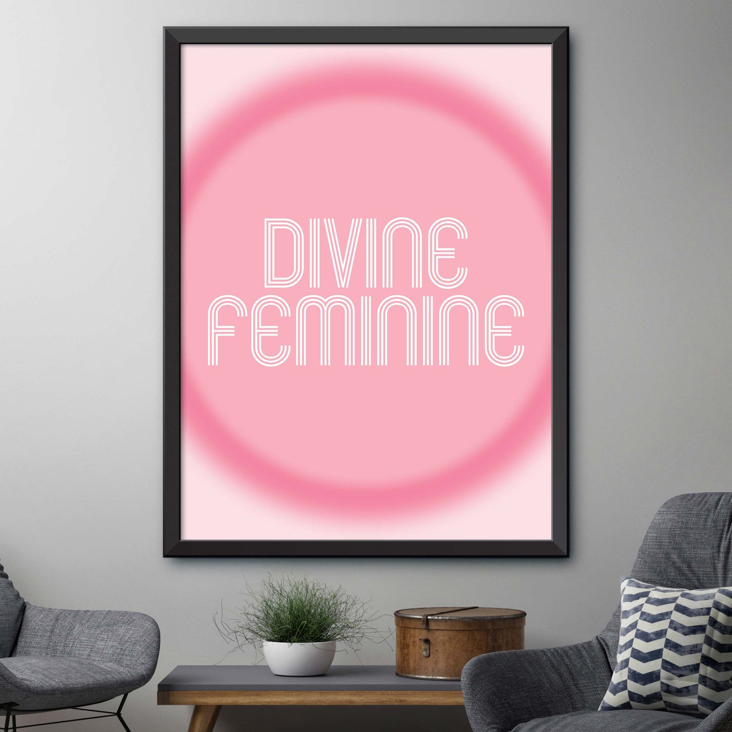 Pink Divine Feminine Print