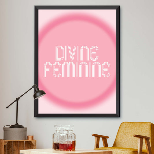 Pink Divine Feminine Print