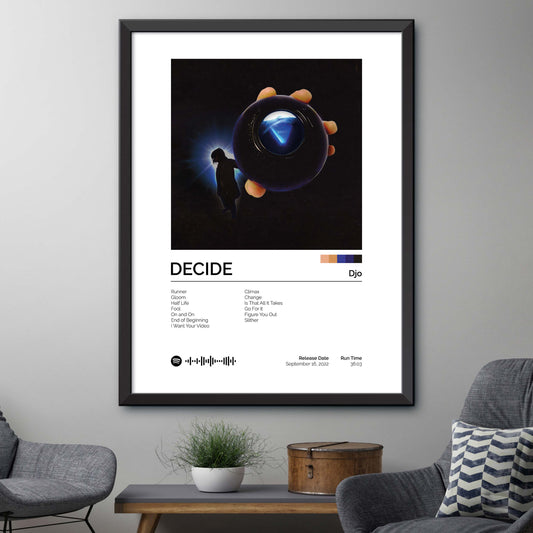 Djo - DECIDE Album Cover Print