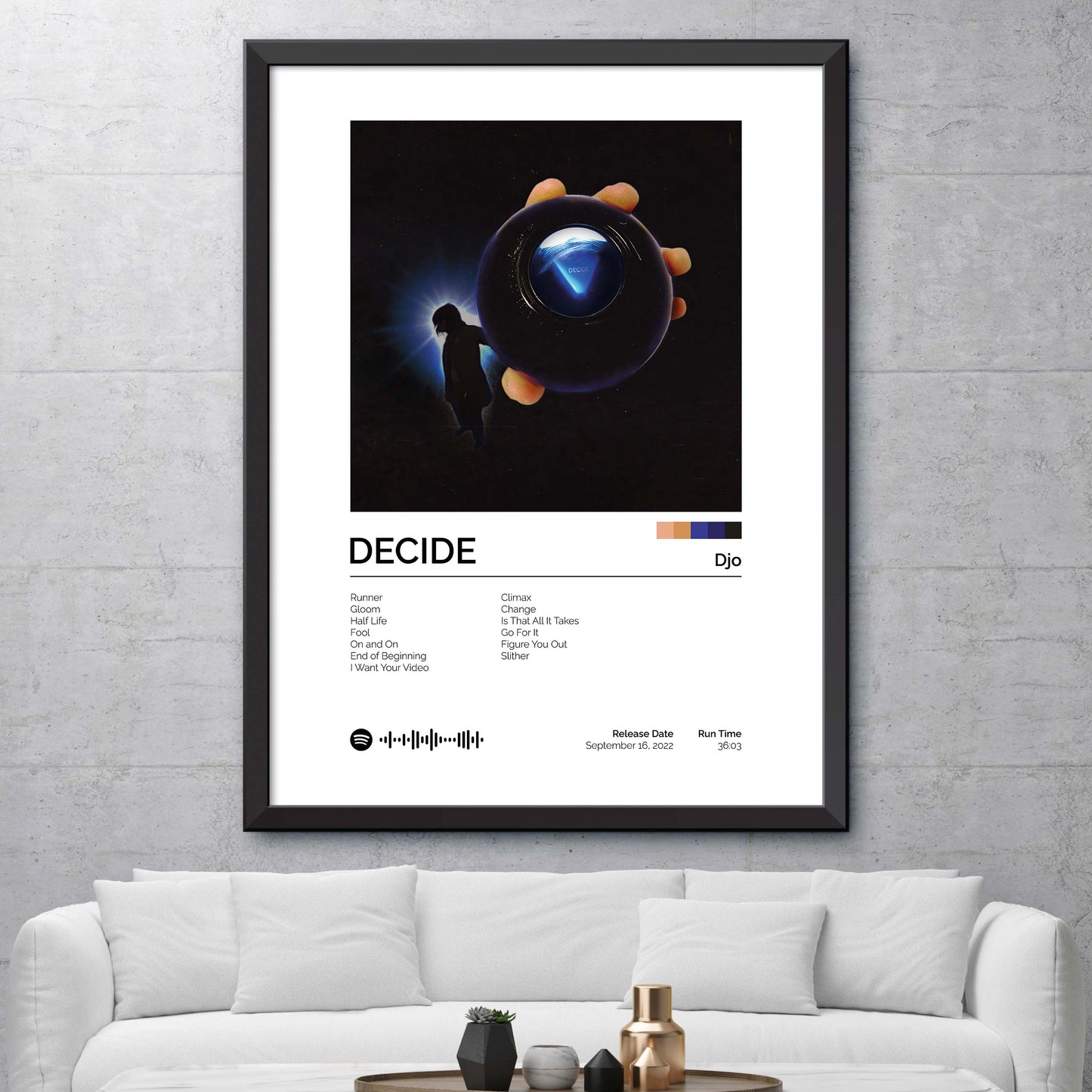 Djo - DECIDE Album Cover Print