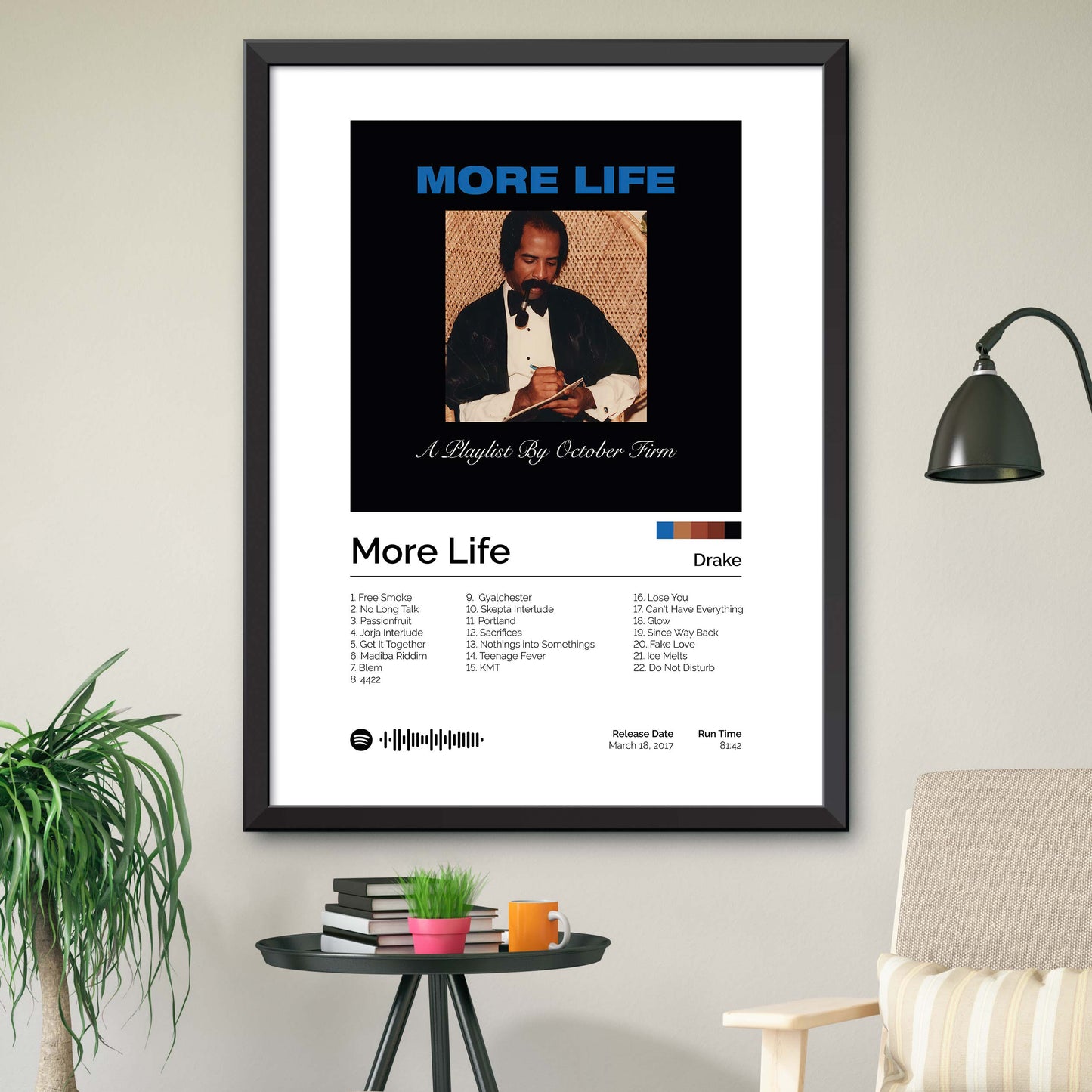 Drake - More Life Album Cover Print