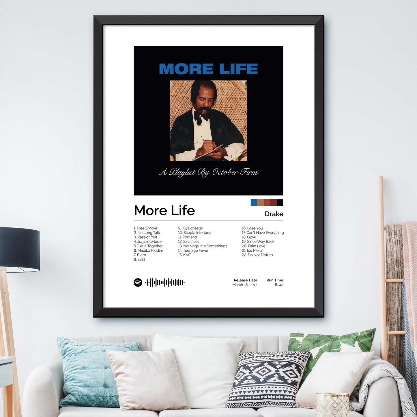 Drake - More Life Album Cover Print