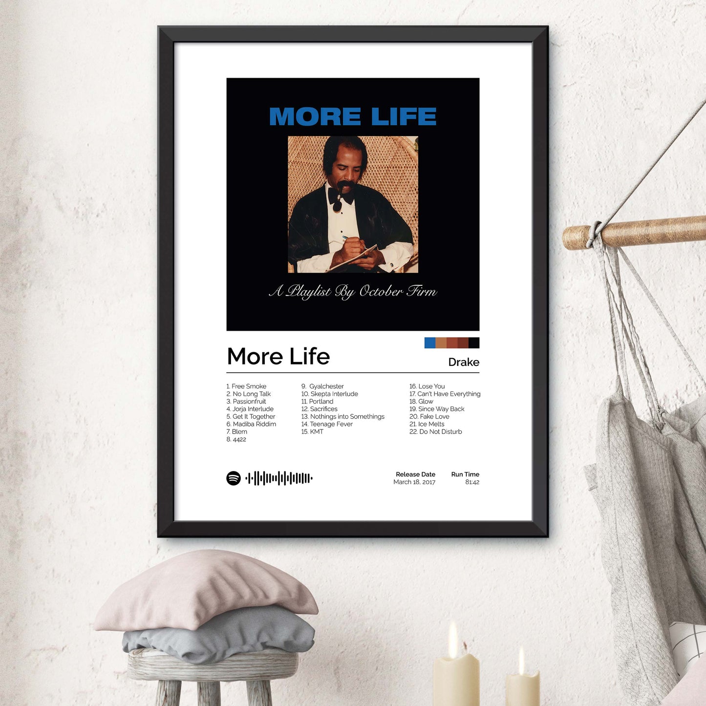 Drake - More Life Album Cover Print