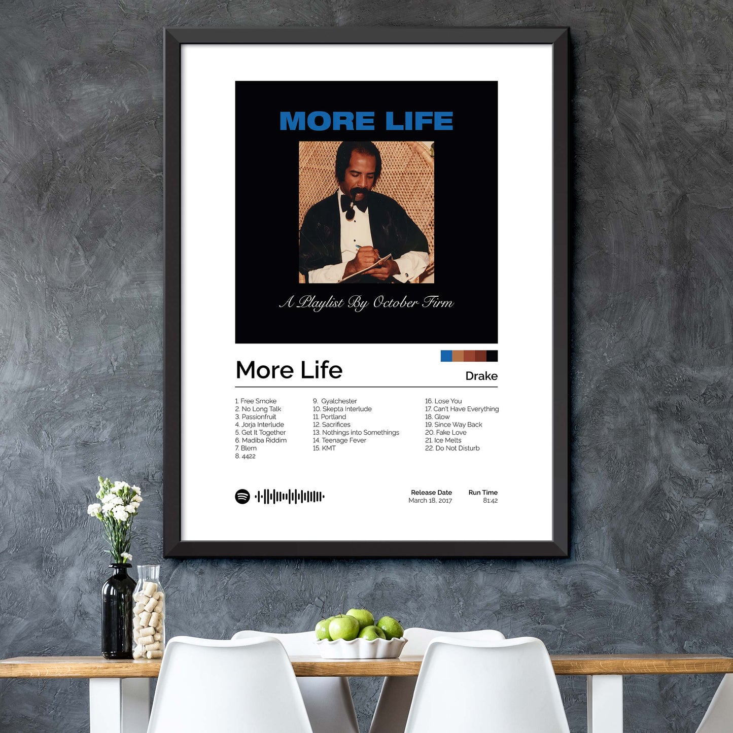 Drake - More Life Album Cover Print