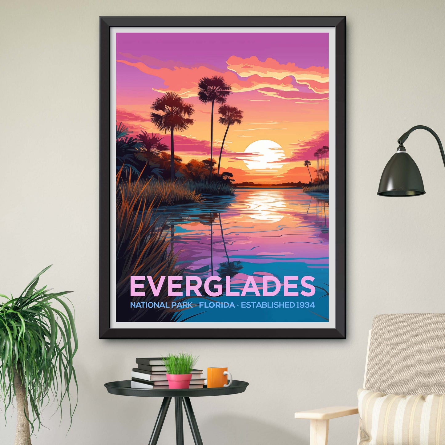 Everglades National Park Travel Wall Art USA Painting Gifts