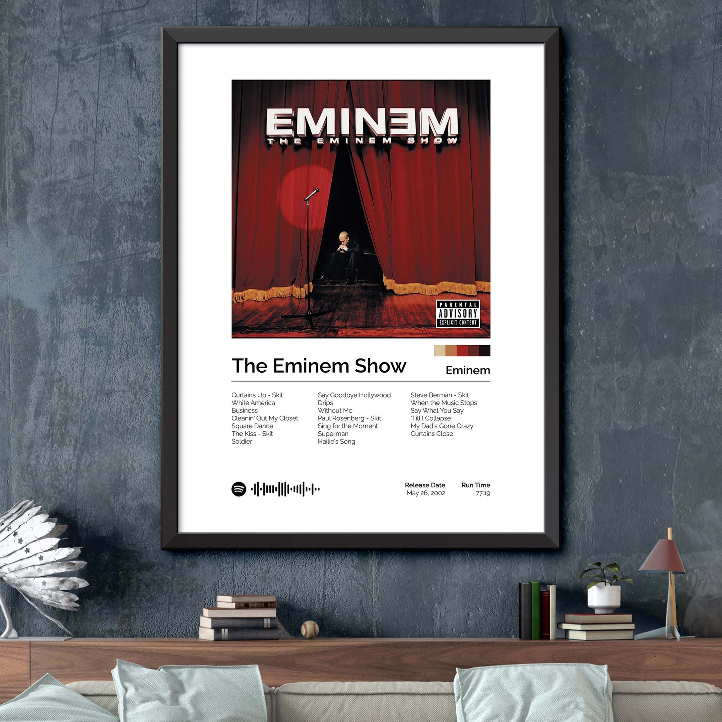 Eminem - The Eminem Show S1 Album Cover Print