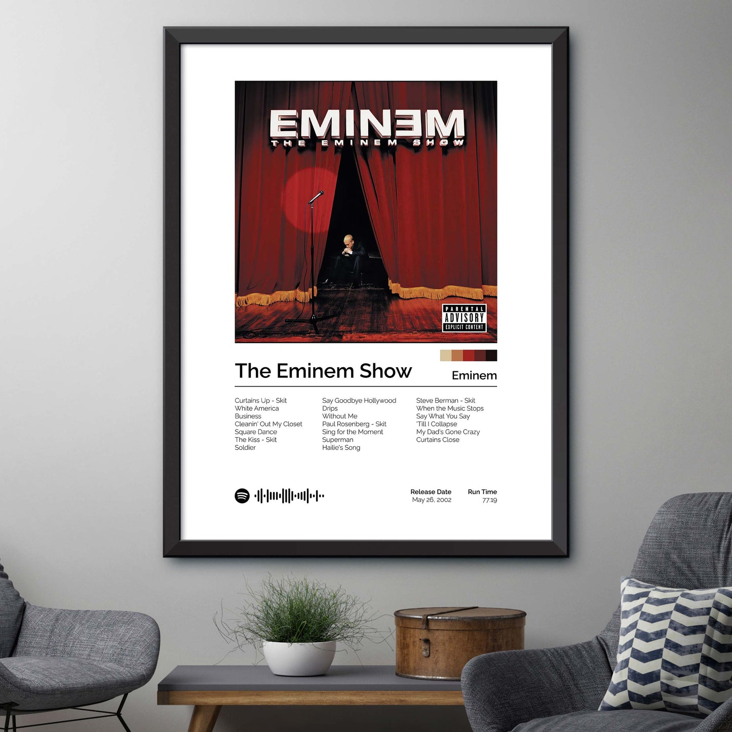 Eminem - The Eminem Show S1 Album Cover Print