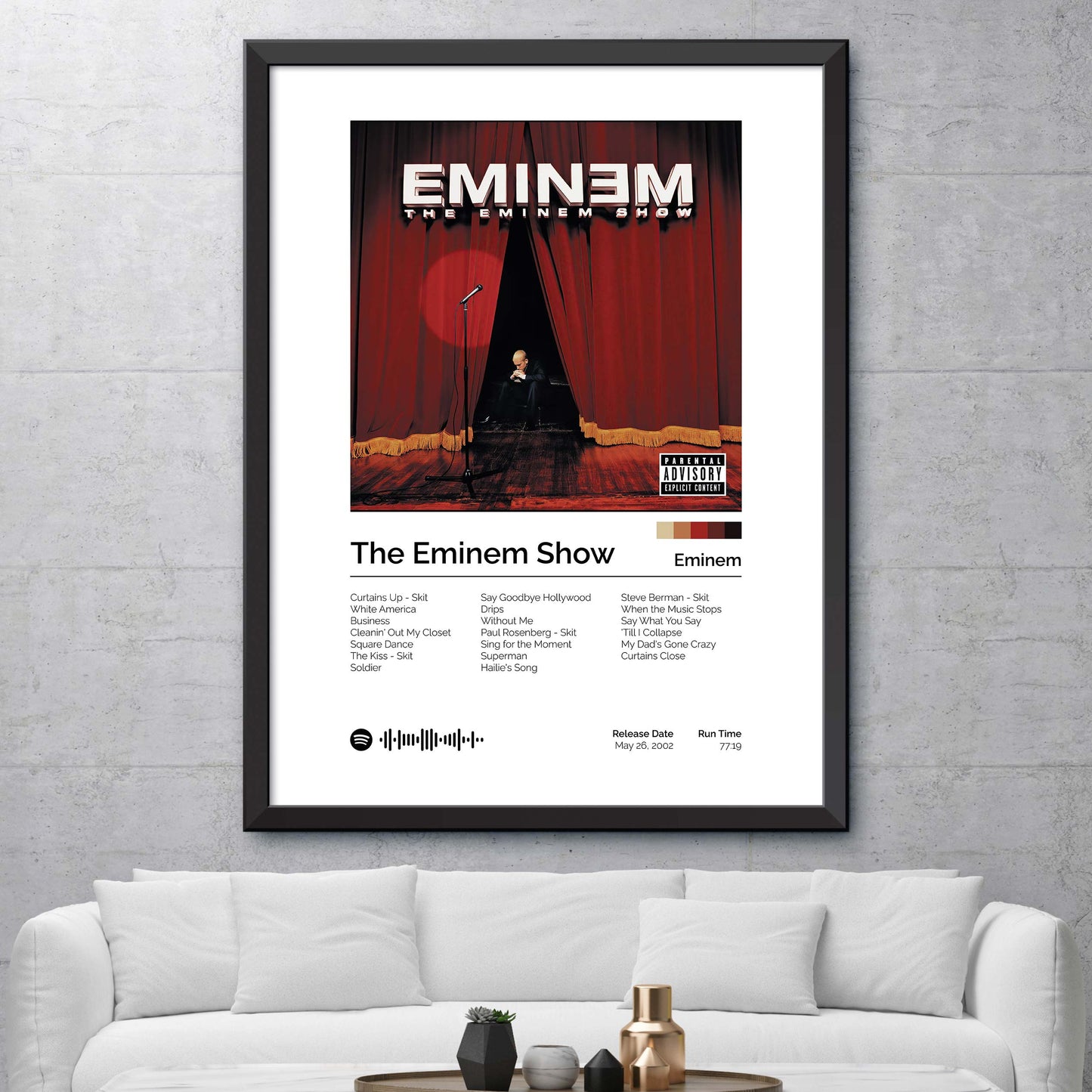 Eminem - The Eminem Show S1 Album Cover Print