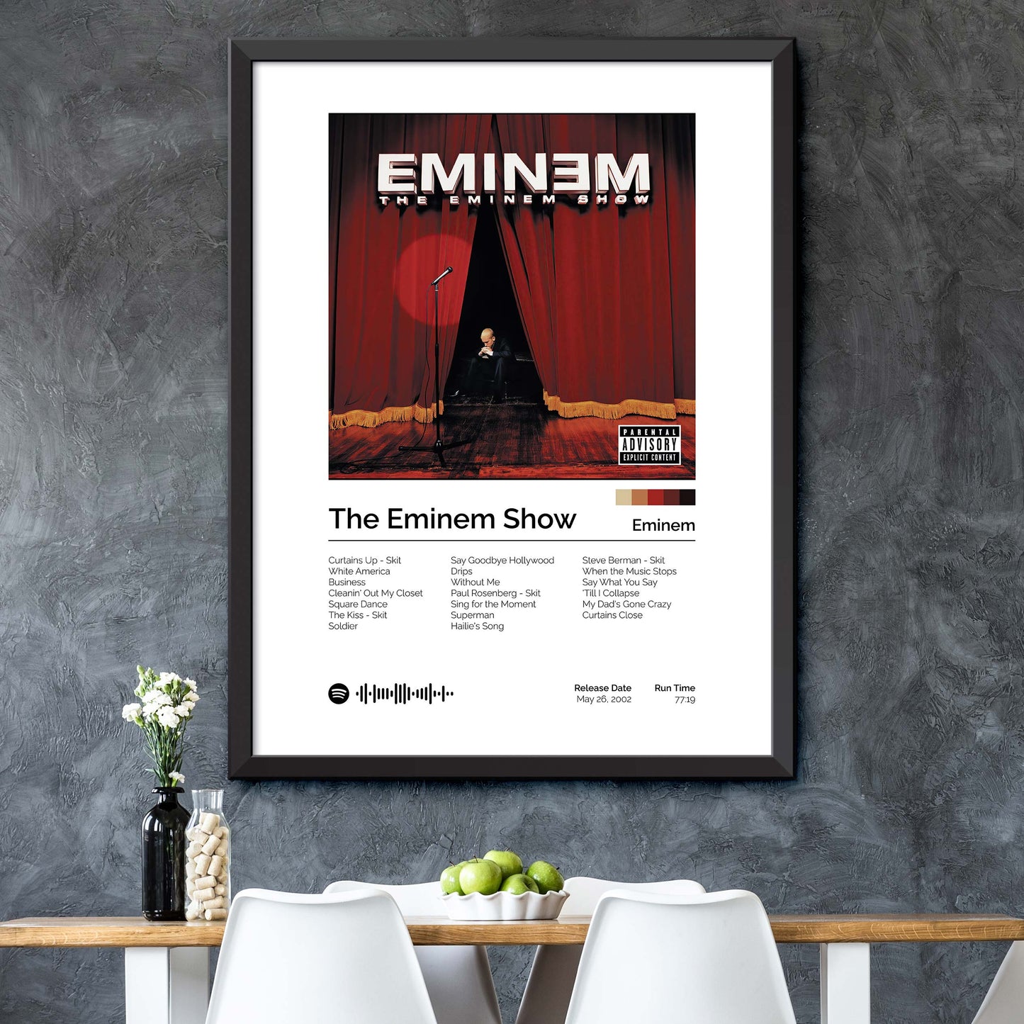 Eminem - The Eminem Show S1 Album Cover Print