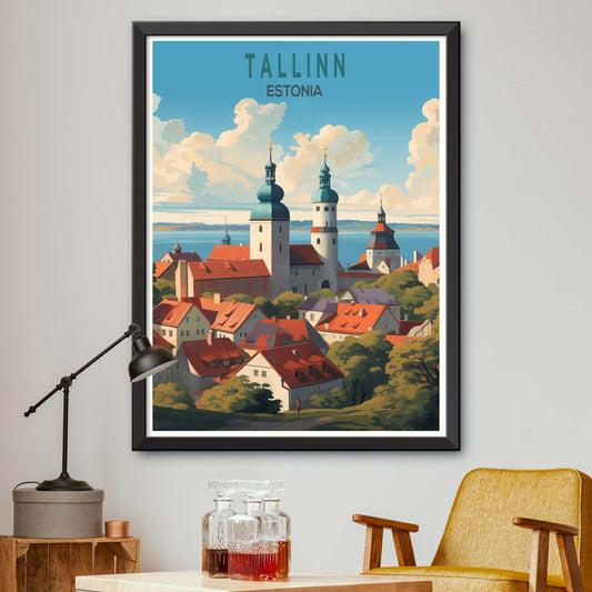 Tallinn Estonia Travel Print