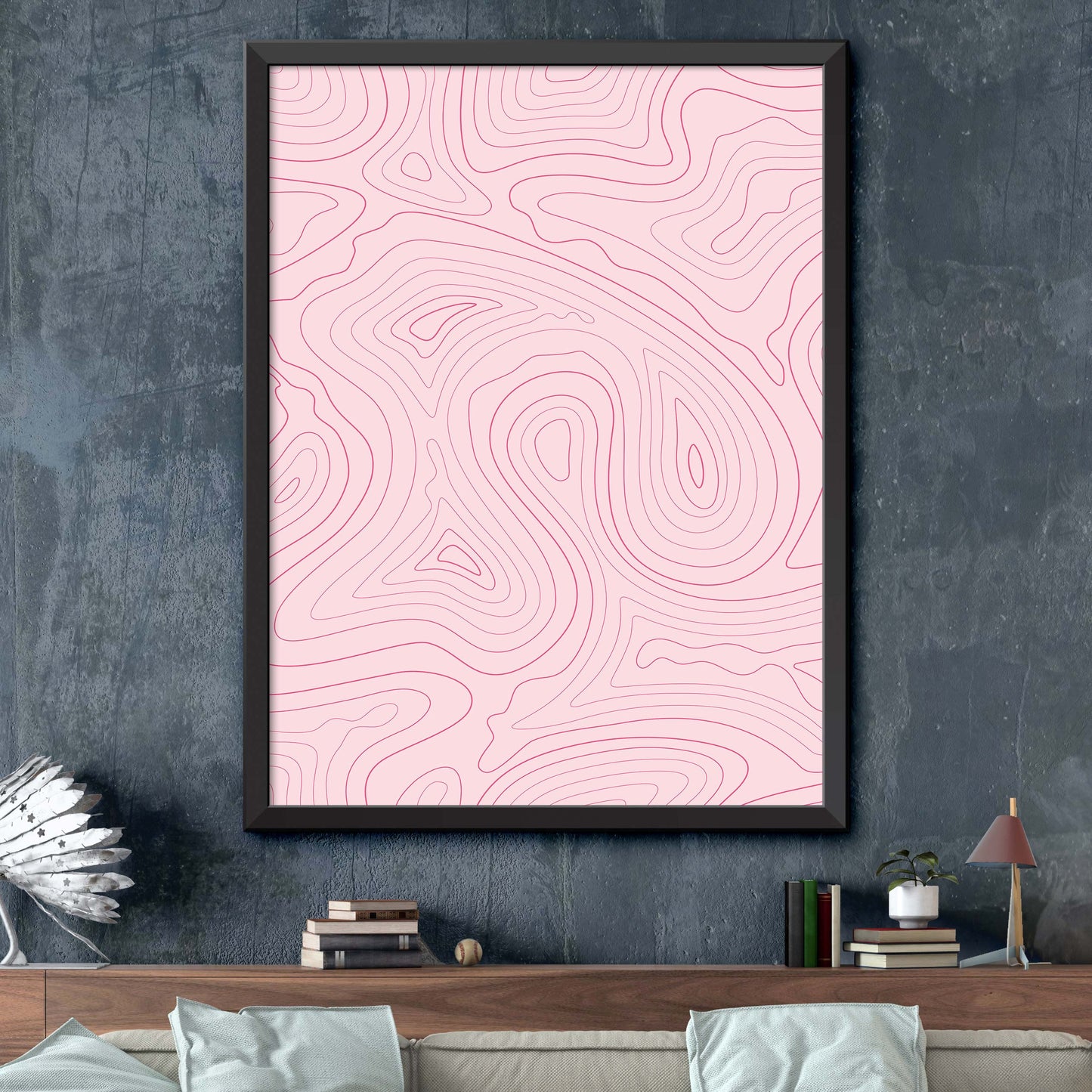 Finger Print Pattern Poster