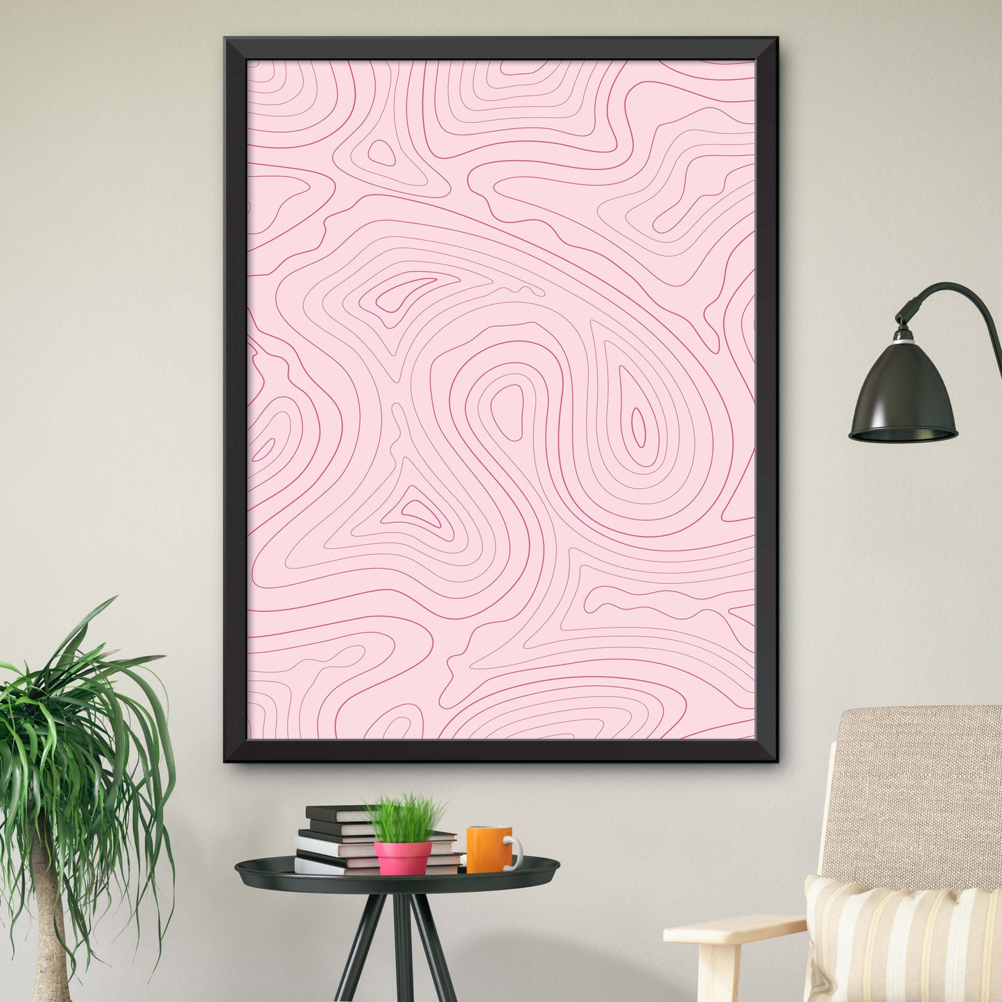 Finger Print Pattern Poster