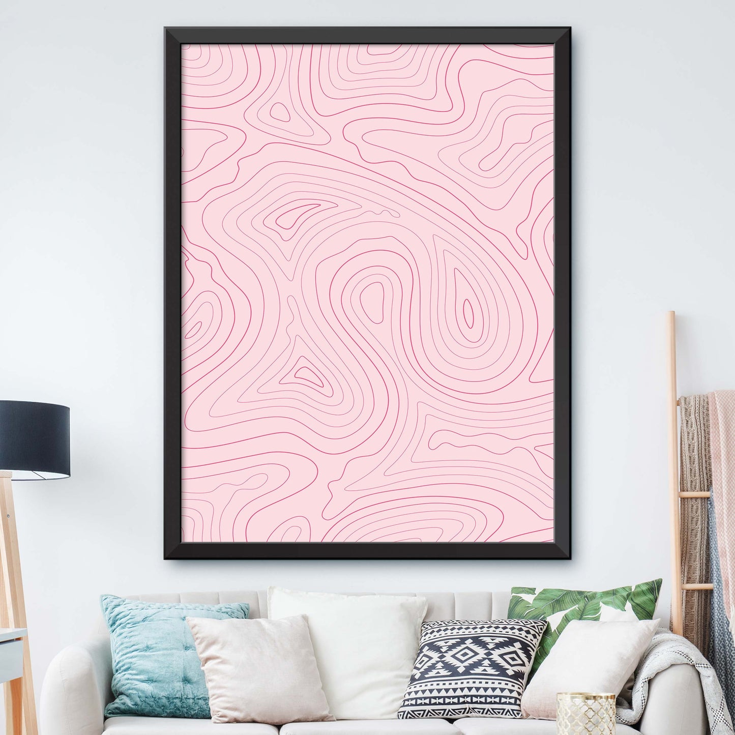 Finger Print Pattern Poster