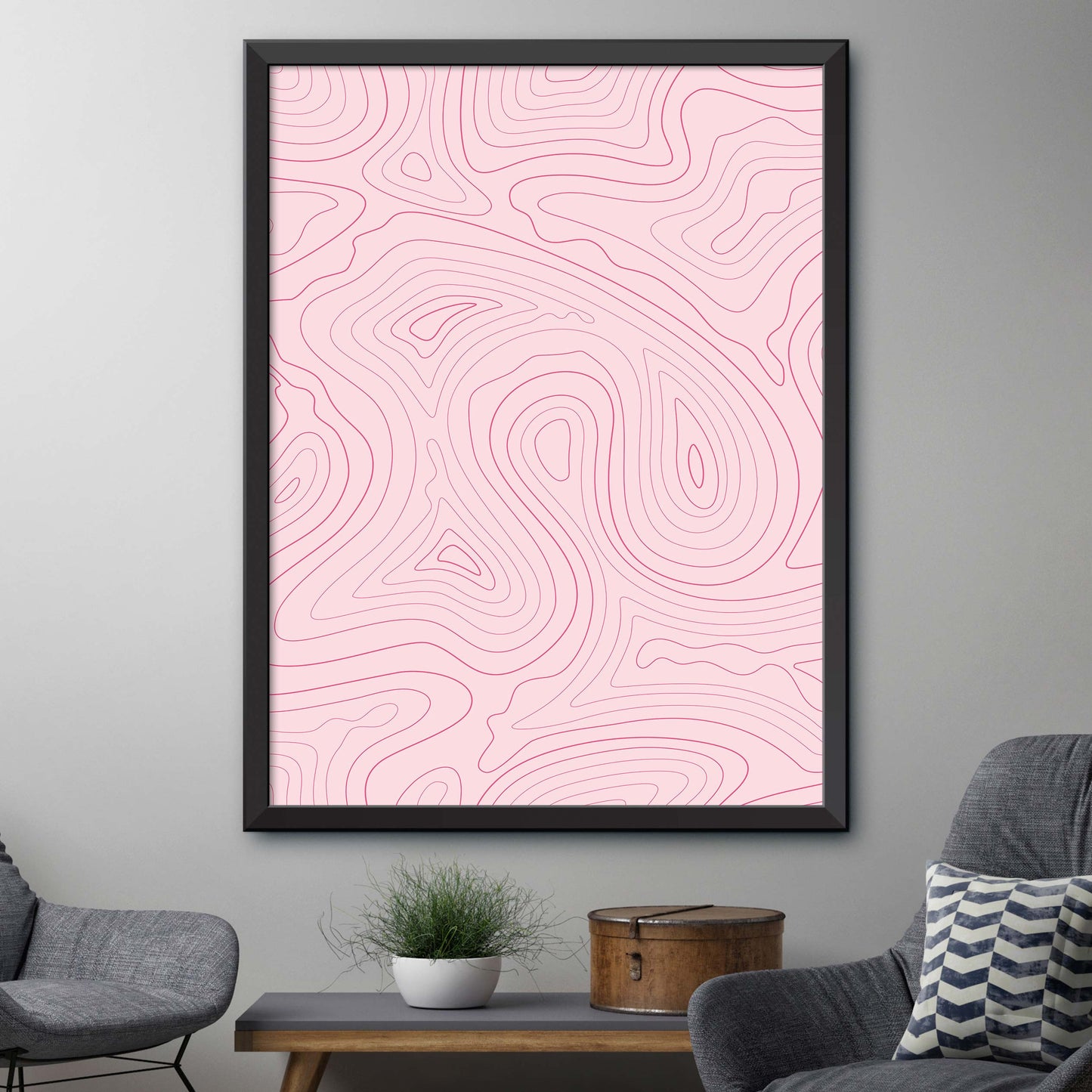 Finger Print Pattern Poster